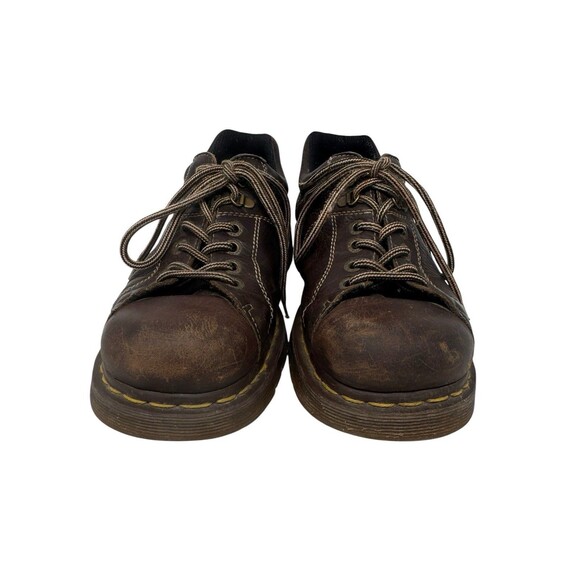 Dr Martens 6 Eye Chunky Oxford Brown Leather 12312 Shoes Doc Mens 12 Y2K 90s main image 8